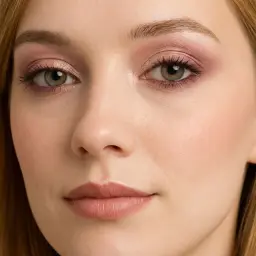 AI-generated makeup look showcase