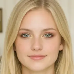 AI-generated makeup look showcase