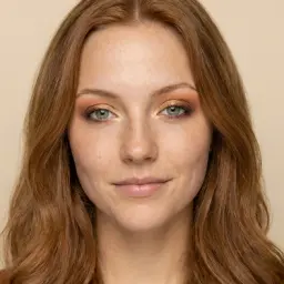 AI-generated makeup look showcase