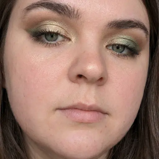 AI-generated makeup look showcase