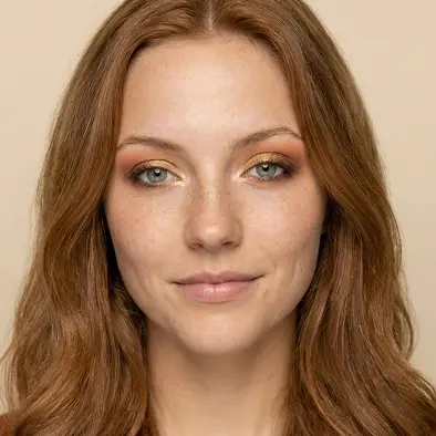 AI-generated makeup look showcase
