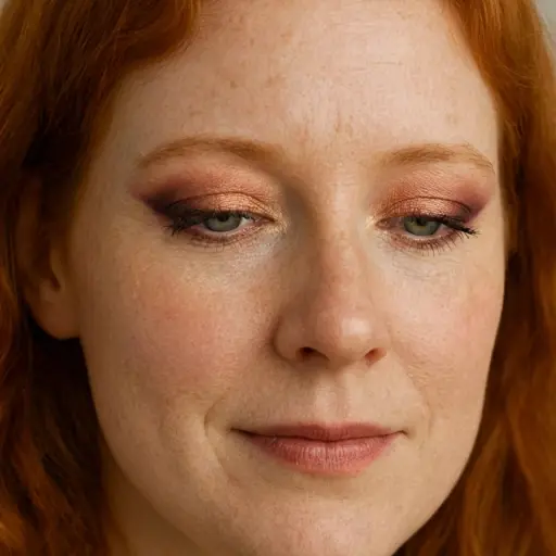 AI-generated makeup look showcase