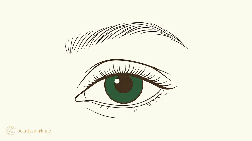Almond eye shape illustration