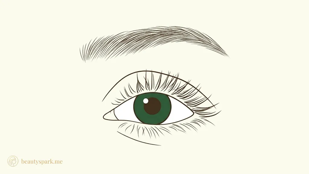 Ilustração de olhos encovados