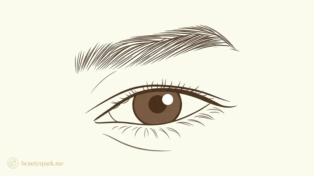 Ilustração de olhos encapotados