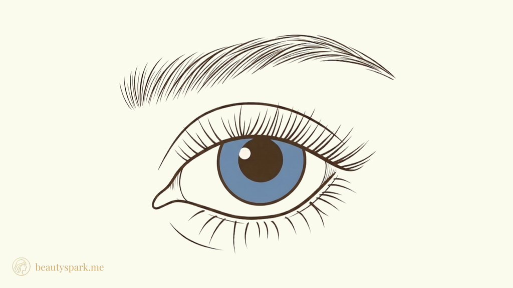 Round eye shape illustration