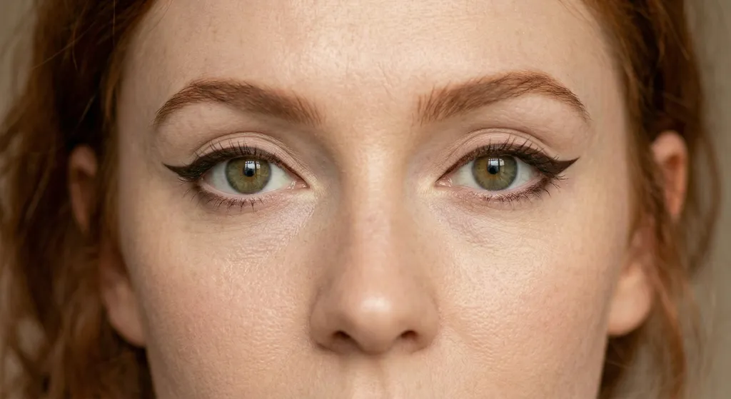 Eyelinertechniek voor amandelvormige ogen