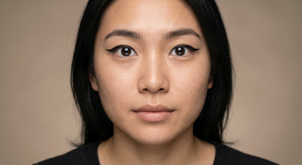 Eyeliner technique for monolid eyes